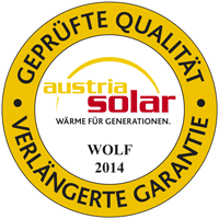 WOLF Gütesiegel Austria Solar